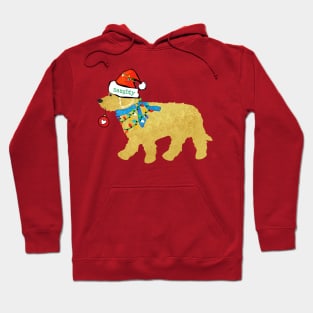 Christmas Goldendoodle Naughty Dog Hoodie